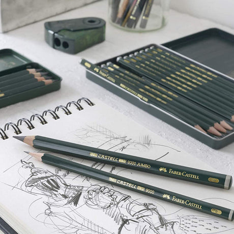 Faber Castell 9000 Professional Graphite Pencil Art Set Tin Pack - Retail Maharaj