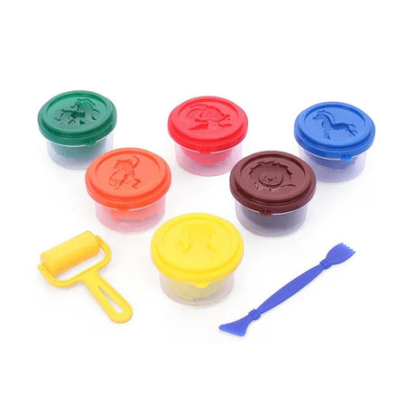 Faber-Castell Modelling Dough – Pack of 6 (Assorted) - Retail Maharaj