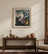 Premium Expressionist Fine Art – "Feminine Metaphor" Original Acrylic Painting