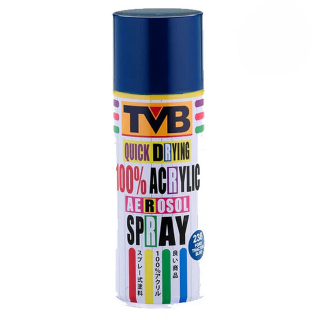 TVB Acrylic Aerosol Spray Ford Tractor Blue 400ml for Art and Crafts - Retail Maharaj
