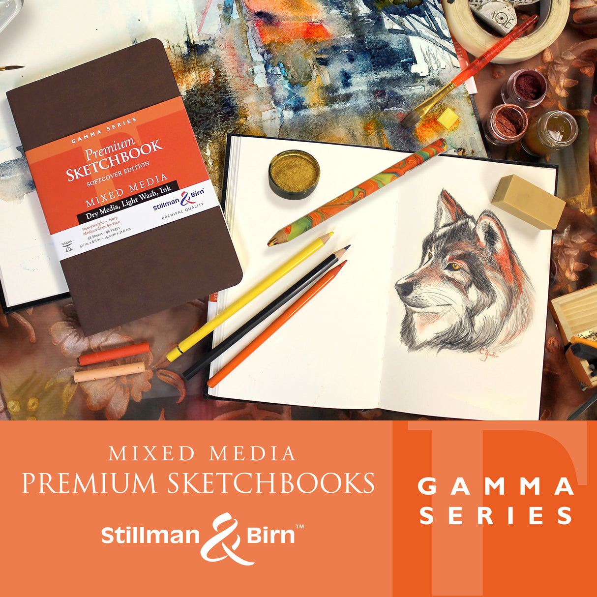 Stillman Birn Gamma Series Ivory Medium Grain Sketchbook - Retail Maharaj