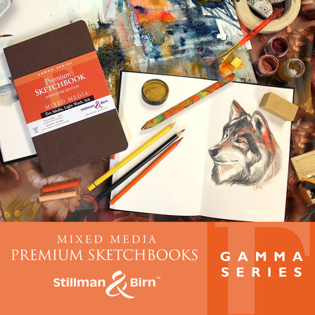 Stillman Birn Gamma Series Ivory Medium Grain Sketchbook - Retail Maharaj