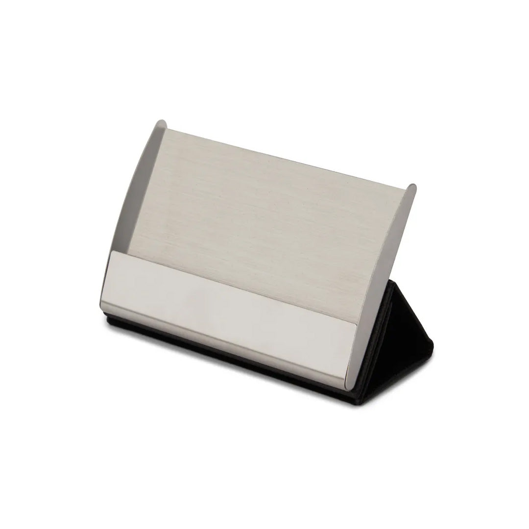 Sheaffer 100 Ballpoint Pen with Business Card Holder Gift Set Glossy Black Chrome - Retail Maharaj