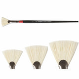 Daler Rowney Georgian Fan Brushes Long Handle Series 84 - Retail Maharaj