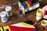 Golden SoFlat Matte Acrylic Paint Pop Set High Opacity Smooth Leveling Artist Matte Colours for Bold Professional Art - Retail Maharaj