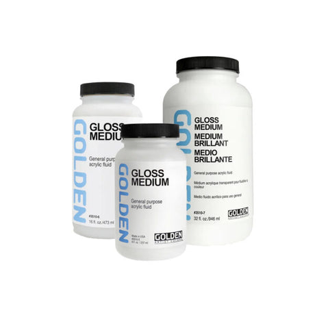 Golden Acrylic Gloss Medium for Glazing Paint Extension and High Gloss Finish - Retail Maharaj