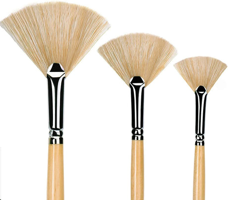 Daler Rowney Graduate Bristle Fan Long Handle Brush - Retail Maharaj
