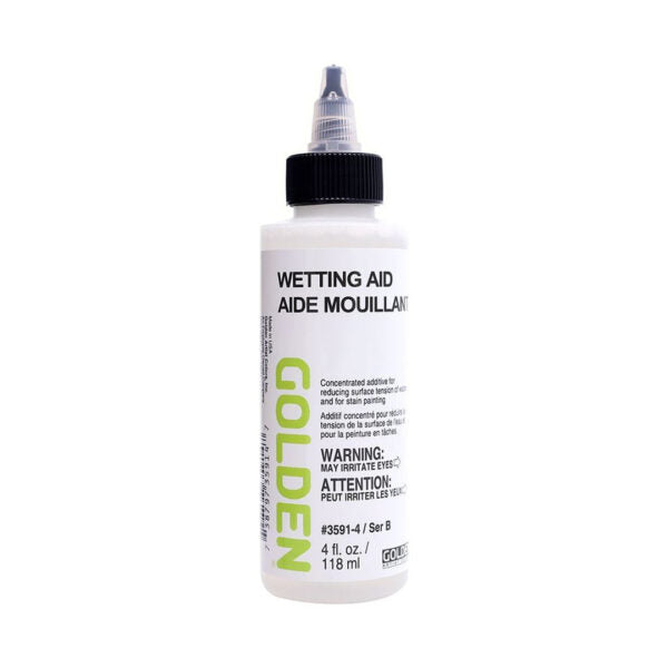 Golden Acrylic Wetting Aid Additive for Improved Flow and Staining Effects - Retail Maharaj