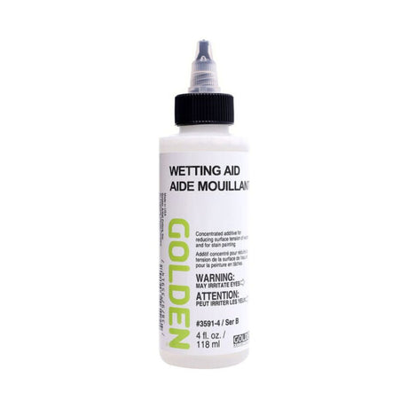 Golden Acrylic Wetting Aid Additive for Improved Flow and Staining Effects - Retail Maharaj