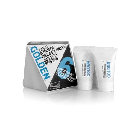 Golden Acrylic Texture Gel and Molding Paste Set for Mixed Media Art - Retail Maharaj