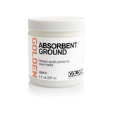 Golden Absorbent Ground White Acrylic Primer for Watercolour and Wash Effects - Retail Maharaj