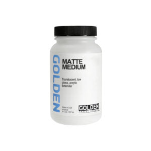 Golden Acrylic Matte Medium for Paint Extension Clear Ground and Matte Finish - Retail Maharaj