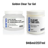 Golden Clear Tar Acrylic Gel Medium for Drip and Line Effects - Retail Maharaj