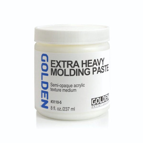 Golden Extra Heavy Molding Paste Acrylic Texture Medium for Sculptural Surfaces - Retail Maharaj