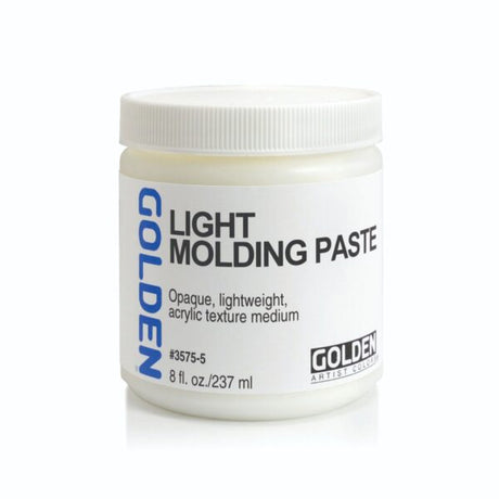 Golden Light Molding Paste Acrylic Texture Medium for Heavy Body Effects - Retail Maharaj