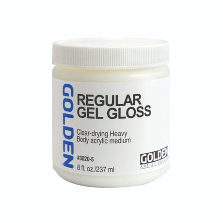 Golden Regular Gel Gloss Acrylic Medium for Texture and Impasto - Retail Maharaj