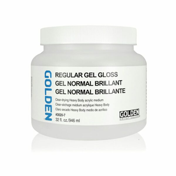 Golden Regular Gel Gloss Acrylic Medium for Texture and Impasto - Retail Maharaj