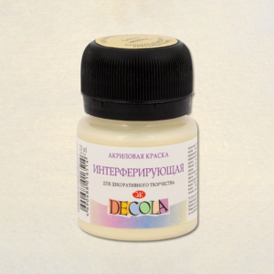 Decola Interference Acrylic Colour 20ml Made in Russia Shifting Iridescent Paint - Retail Maharaj