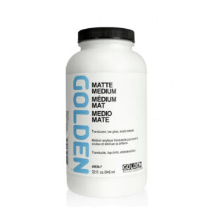 Golden Acrylic Matte Medium for Paint Extension Clear Ground and Matte Finish - Retail Maharaj