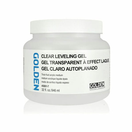 Golden Clear Leveling Acrylic Gel Medium for Smooth Gloss Finishes - Retail Maharaj
