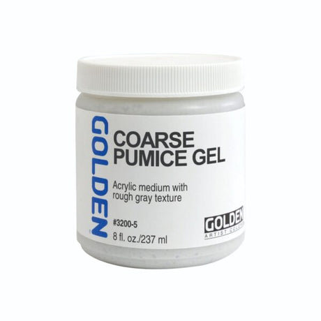 Golden Coarse Pumice Acrylic Gel Medium for Concrete Like Textures - Retail Maharaj