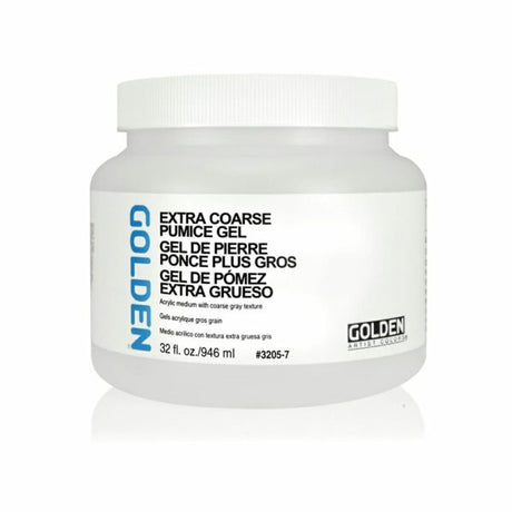 Golden Extra Coarse Pumice Gel Acrylic Texture Medium for Heavy Surface Effects - Retail Maharaj