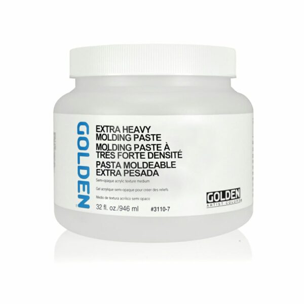 Golden Extra Heavy Molding Paste Acrylic Texture Medium for Sculptural Surfaces - Retail Maharaj