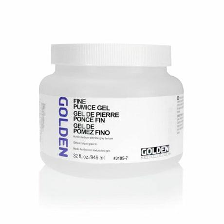 Golden Fine Pumice Gel Acrylic Texture Medium for Drawing and Surface Prep - Retail Maharaj