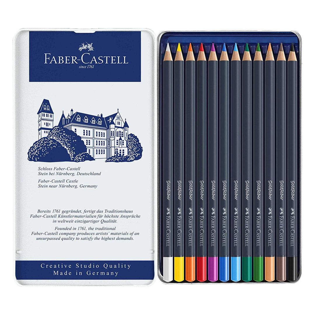 Faber Castell Goldfaber Colour Pencils Set for Artists and Drawing - Retail Maharaj