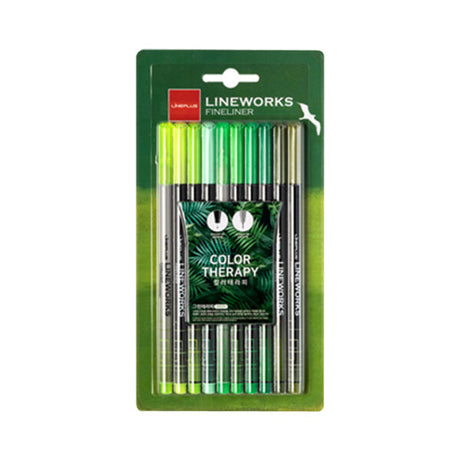 LINEPLUS Lineworks Fineliner Color Therapy Set (5 / 10 / 20 Colors) - Retail Maharaj