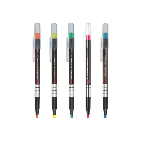 Pentel Fluorescent Highlighter Pens Chisel Tip Set - Retail Maharaj