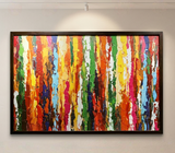 Chromatic Harmony in Motion – Digital Artwork by Debashis Sen (24 × 36 Inch)