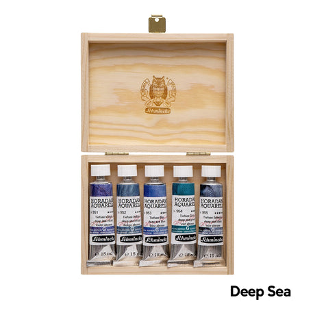Schmincke Horadam Aquarell Supergranulating Watercolour Set – 5 × 15ml (Limited Edition) - Retail Maharaj