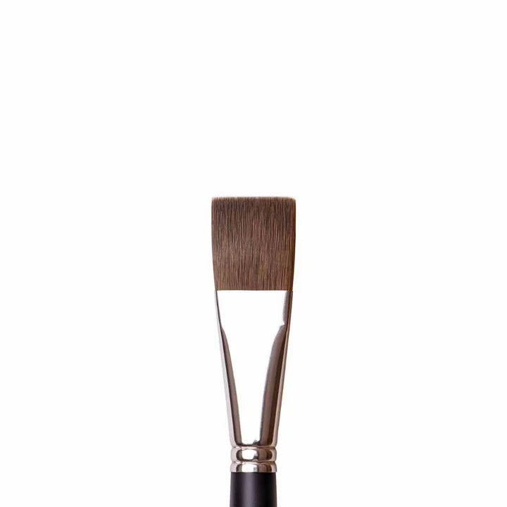 Retail Maharaj Flat Brush Size 16 Velour Mix Media - Retail Maharaj
