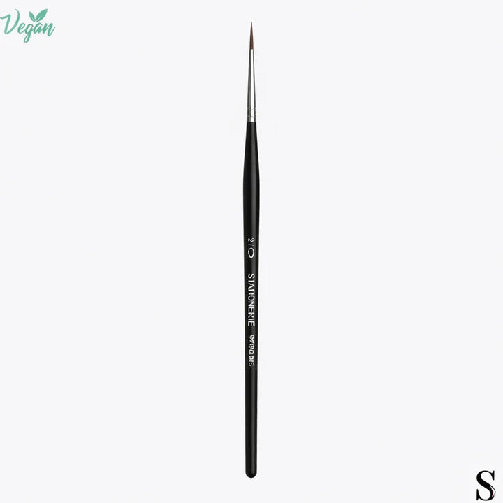 Stationerie Round Brush Size 00 Velour Mix Media - Retail Maharaj