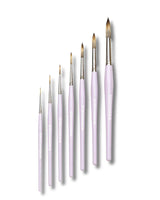 Retail Maharaj Round Brush Set of 7 Mangosta - Retail Maharaj