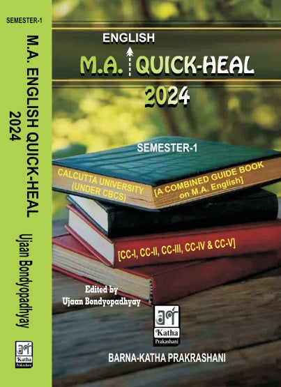 MA English Quick-Heal 2024, Semester-1, C.U (English Version) - Retail Maharaj
