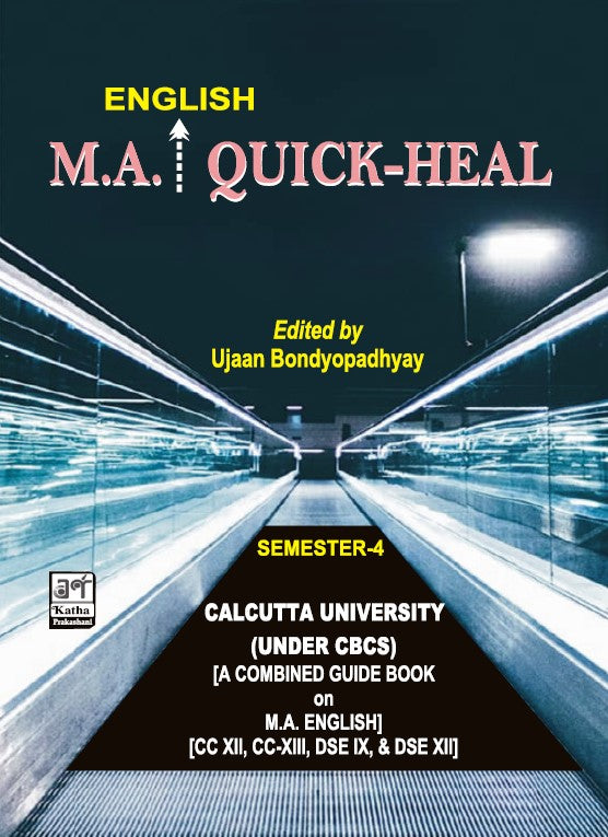 MA English Quick-Heal – A Combined Guide Book, SEM-4, CU [CC-XII, CC-XIII, DSE-IX, DSE-XII] (English Version) - Retail Maharaj