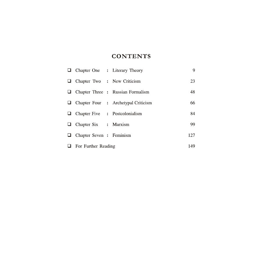 LITERARY THEORY (ENGL6014) (Text with Critical) SEM-6, B.U. (English Version) - Retail Maharaj