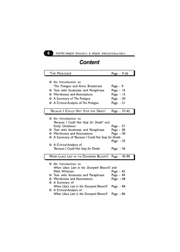 Selected Gems of American & European Poetry – Complete Text with Critical Analysis (ENGL6012 & ENGL6013) SEM-6, BU (English Version) - Retail Maharaj