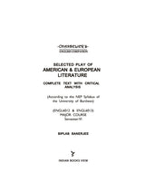 Selected Play of American & European Literature – Complete Text with Critical Analysis (ENGL6012 & ENGL6013) SEM-6, BU (English Version) - Retail Maharaj