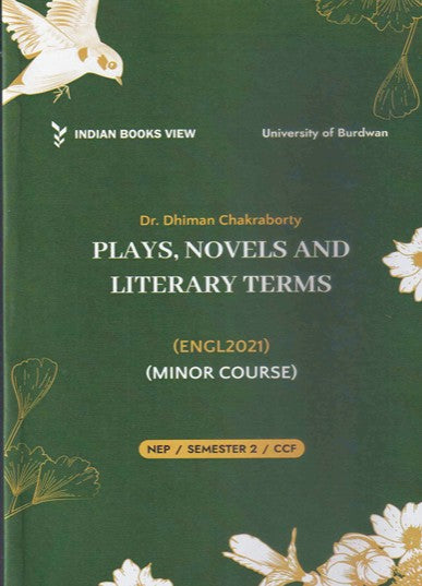Plays, Novels and Literary Terms (Minor Course) (ENGL 2021) Text with MCQ, Sem-2, BU (English Version)