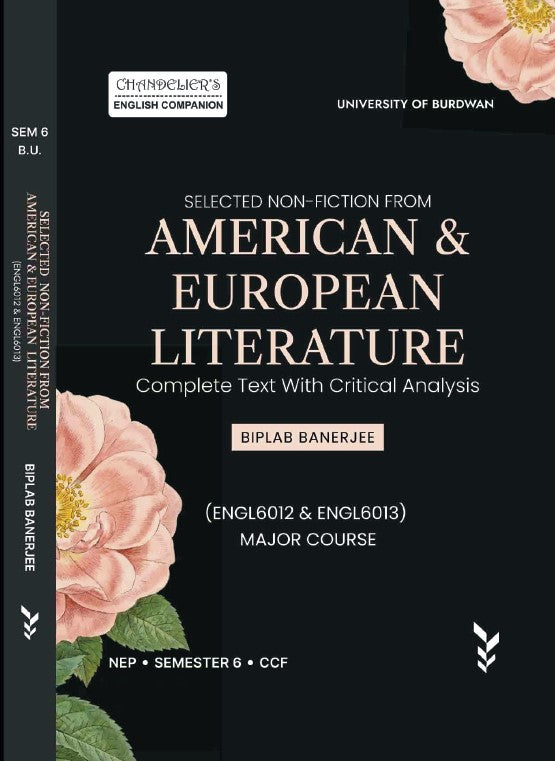 Non-Fiction from American & European Literature – Complete Text with Critical Analysis (ENGL6012 & ENGL6013) SEM-6, BU (English Version) - Retail Maharaj