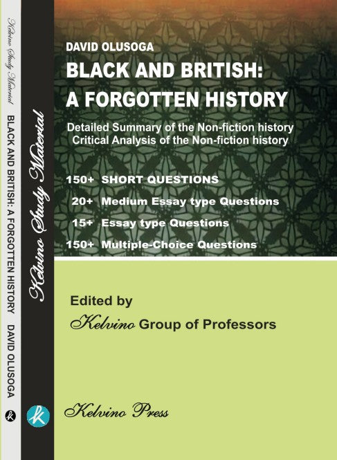 David Olusoge Black and British : A Forgotten History (Questions and Answers) (English Version) - Retail Maharaj