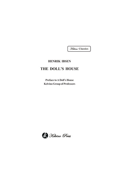 A Doll’s House (Text) (English Version) - Retail Maharaj
