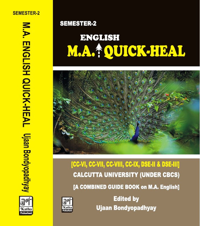 MA English Quick-Heal – A Combined Guide Book, SEM-2, CU [CC-VI, CC-VII, CC-VIII, CC-IX, DSE-II, DSE-III] (English Version) - Retail Maharaj