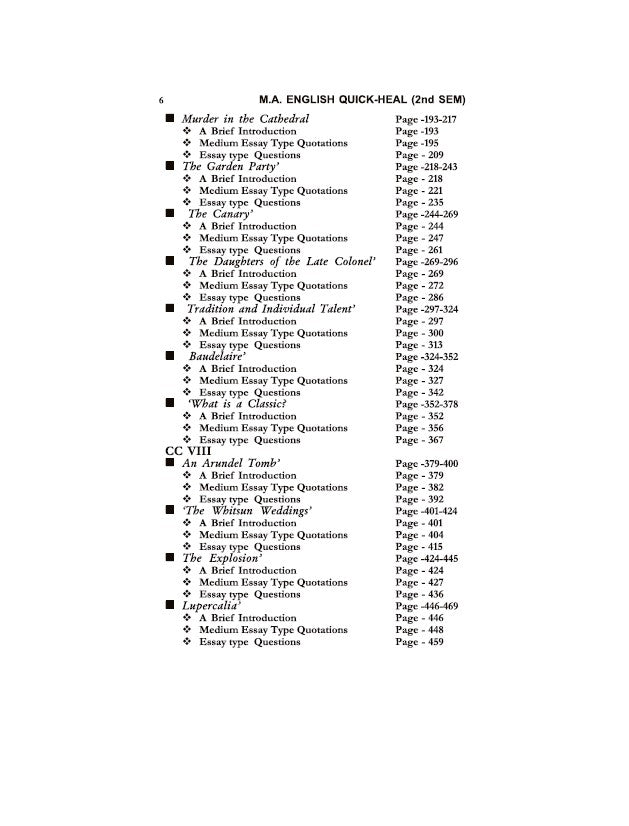 MA English Quick-Heal – A Combined Guide Book, SEM-2, CU [CC-VI, CC-VII, CC-VIII, CC-IX, DSE-II, DSE-III] (English Version) - Retail Maharaj