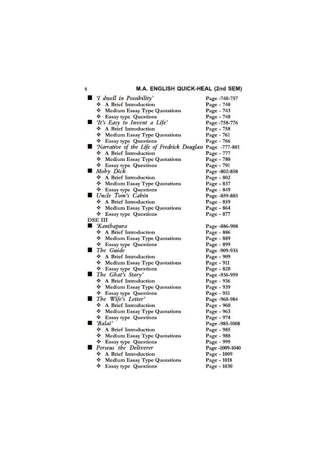 MA English Quick-Heal – A Combined Guide Book, SEM-2, CU [CC-VI, CC-VII, CC-VIII, CC-IX, DSE-II, DSE-III] (English Version) - Retail Maharaj
