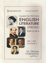 English Literature (Prose) (Complete Text with Guide) DSC-2/M-2, Sem-2, C.U. (English Version)