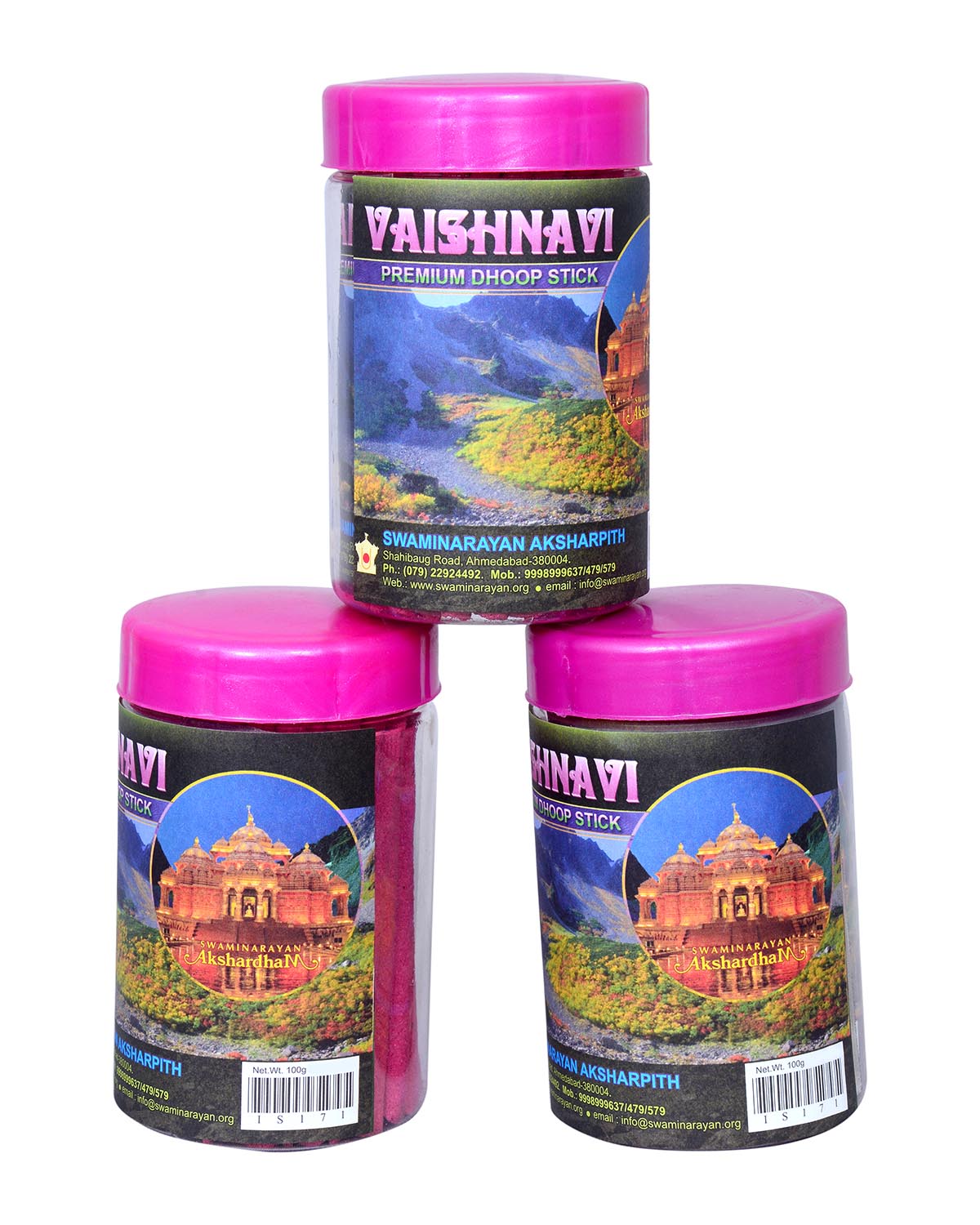 Vaishnavi Premium Dhoop Stick 4" Stick | Plastic Container